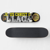 JESUS IS ZWARTE Skateboard (Horizontaal)