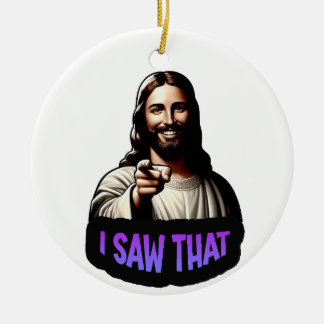 Jésus - J'ai vu cet ornement de Noël