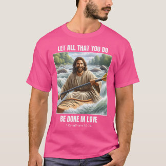 Jesus Kayaking - Christelijk Kajak Design 1 Corint T-shirt