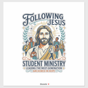 Jesus Kerk Merch Jeugd Kamp Stijl T-shirt Geloof B Sticker