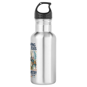 Jesus Kerk Merch Jeugd Kamp Stijl T-shirt Geloof B Waterfles
