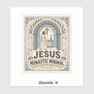 Jesus Klooster Minimaal Jezus Klooster Minimaal Ch Sticker
