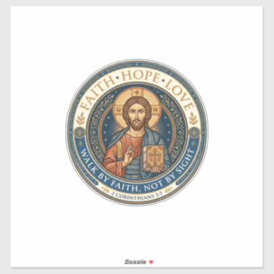 Jesus Kloosterlijke Contemplatieve Spiritualiteit  Sticker
