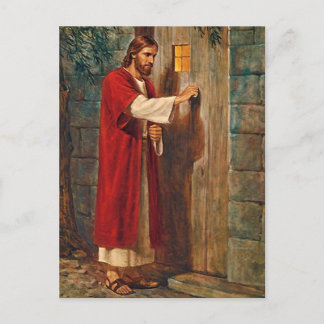 Jesus Knocks op de Deur Briefkaart