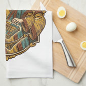 Jesus koffie morsen mechanisch toetsenbord kapotte theedoek (Quarter Fold)