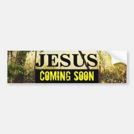 JESUS KOMEND OP SNEL Bumpersticker
