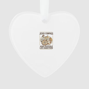 Jesus Kompas En Puzzel Levensrichting Jezus Comp Ornament