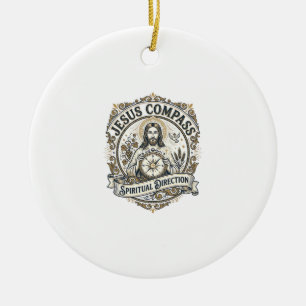 Jesus Kompas Spirituele Richting Jezus Kompas Sp Keramisch Ornament