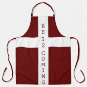 JESUS komt binnenkort Schort (Voorkant)