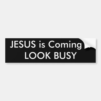 JESUS komt eraan! Bumpersticker