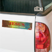 JESUS KOMT SNEL IN Bumpersticker (Op Truck)