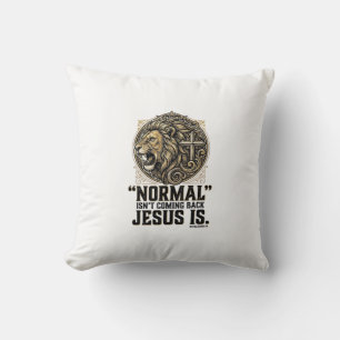 Jesus Komt Terug Leeuw Kruis Christelijk T-shirt Kussen