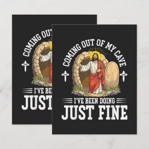 Jesus komt uit mijn grot kaart