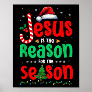 Jesus kostuum trotse reden voor seizoen Kerstmis S Poster