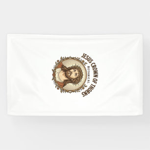 Jesus Kroon Van Doornen Botanische Jezus Kroon Doo Spandoek
