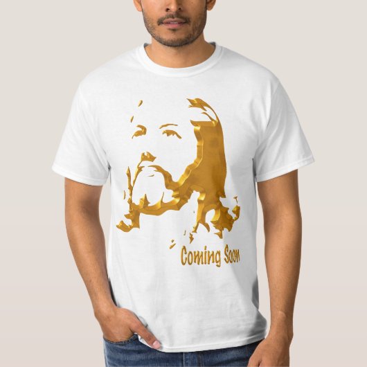 Jésus la conception de T-shirt d'or (Devant)