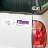 JÉSUS La Façon Vérité Chrétien Sticker Bumper (Sur camion)