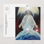 Jésus, La Lumière de la carte postale mondiale (Devant / Derrière)
