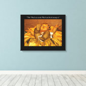 Jésus "La Parole a été faite chair" Toile envelopp (Insitu (Plancher de Bois))