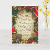 Jésus la plus grande histoire Carte de voeux de No (Fleur jaune)