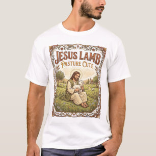 Jesus Lam Weide Schattig Jezus Lam Weide Schattig T-shirt