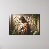 Jesus & Lamb Canvas Afbeelding 13 (Voorkant)
