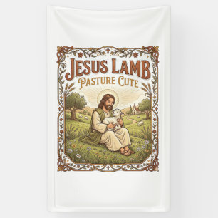 Jesus Lammer Weide Schattig Jesus Lammer Weide Sch Spandoek