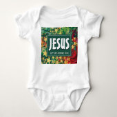 JESUS Laten we Hem aanbidden Kerstmis Romper (Voorkant)