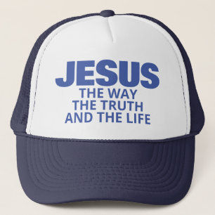 JÉSUS LE CHEMIN LA VÉRITÉ ET LA VIE CASQUETTE DE C