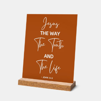 Jésus Le Chemin, La Vérité, La Vie Jean 14 6