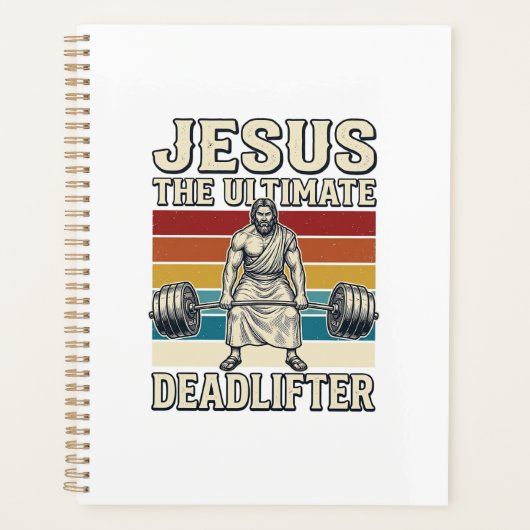 Jésus Le Levreur De Poids Ultime Design Vector Vin (Devant)