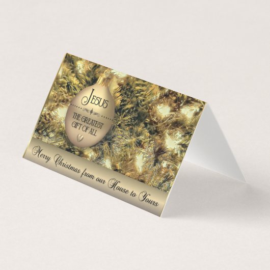 Jésus - Le plus grand cadeau de tous - Blank (Front)