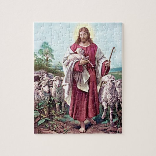 Jésus, Le Puzzle Du Bon Berger (Vertical)