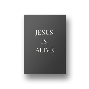 Jesus Leeft Christelijke Muur Kunst Poster