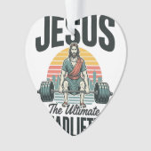 Jésus l'haltérophile ultime vintage (devant)