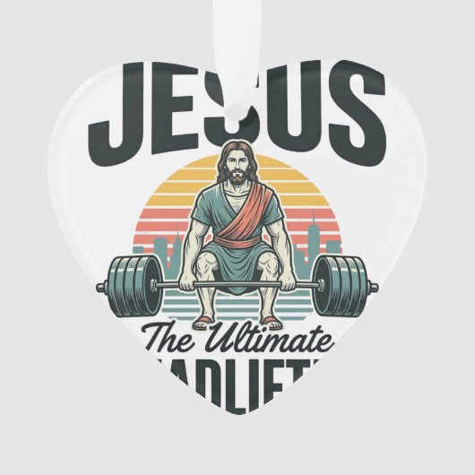 Jésus l'haltérophile ultime vintage (devant)