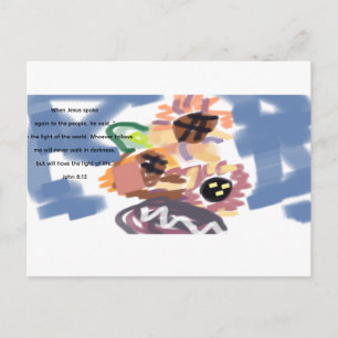Jesús licht briefkaart