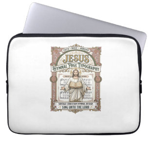 Jesus Liederenbundel Pagina Typografie Jesus Liede Laptop Sleeve