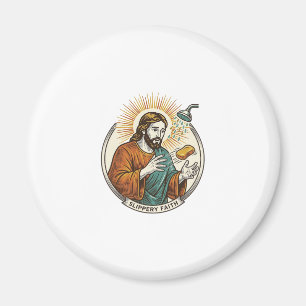 Jesus liet gladde zeep douche bad onhandig Humo Magneet