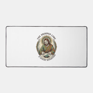 Jesus liet limoen wig vuile vloer Tequila Feestje Bureaumat
