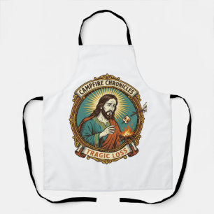 Jesus liet Marshmallow Kampvuur Feestje Mislukken Schort