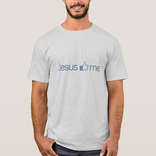 JESUS "LIKES" ME T-SHIRT (Voorkant)