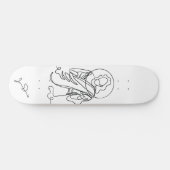 Jesus Lined Art Print Skateboard (Horizontaal)