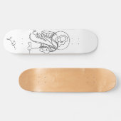Jesus Lined Art Print Skateboard (Horizontaal)