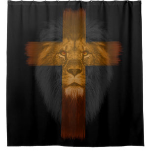 Jésus Lion de Juda Douche Rideau