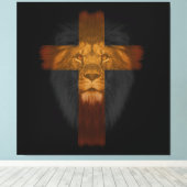 Jésus Lion de Juda Toile enveloppée (Insitu (Plancher de Bois))