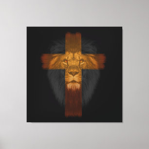 Jésus Lion de Juda Toile enveloppée