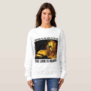 JÉSUS LION DE JUDAH ROARING, T-shirts chrétiens
