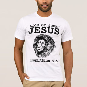 JESUS LION OF JUDAH, Christelijke T-shirts, V 5:5 T-shirt