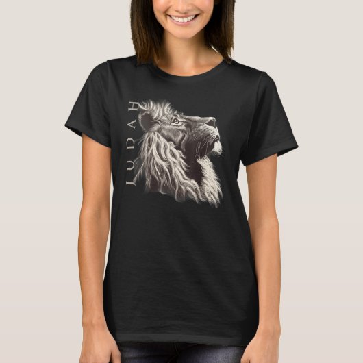 Jesus Lion of Judah T-shirt (Voorkant)